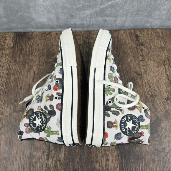 Chuck Taylor Converse Succulents High Tops 70 Unisex 10 Colorful Cactus Plants - Picture 10 of 13